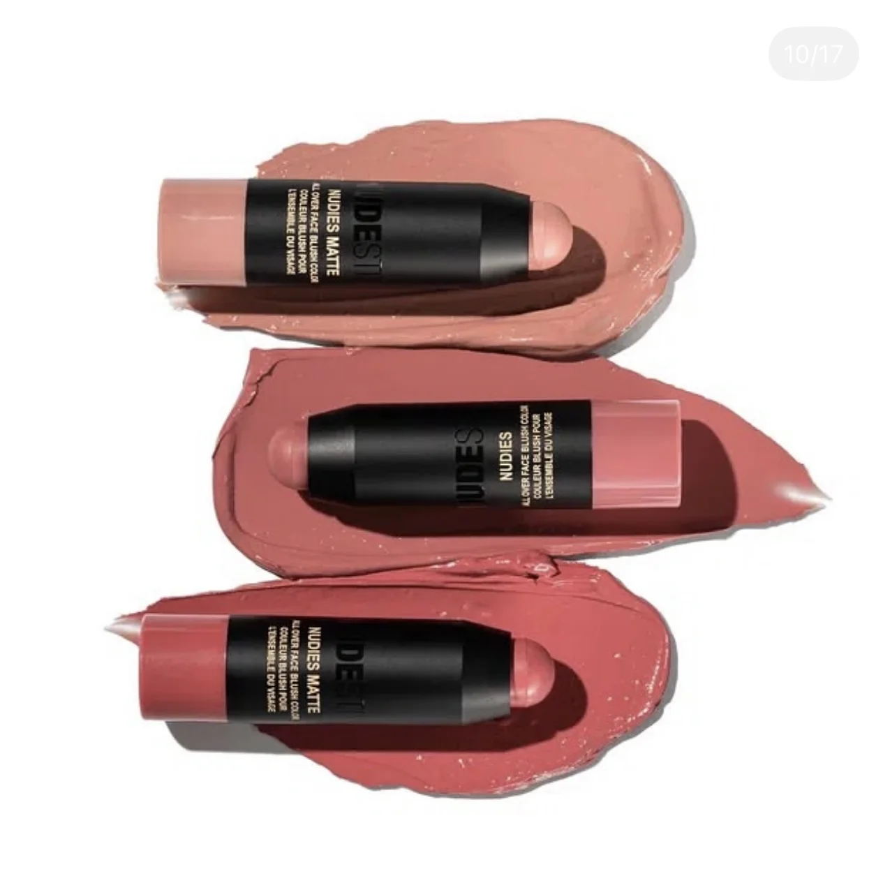 کیت ۳ عددی رژگونه استیکی مات نودستیکس – مجموعه صورتی نود  NUDESTIX Nudies Matte Pink Nude Blush 3-Piece Mini Kit - آرو